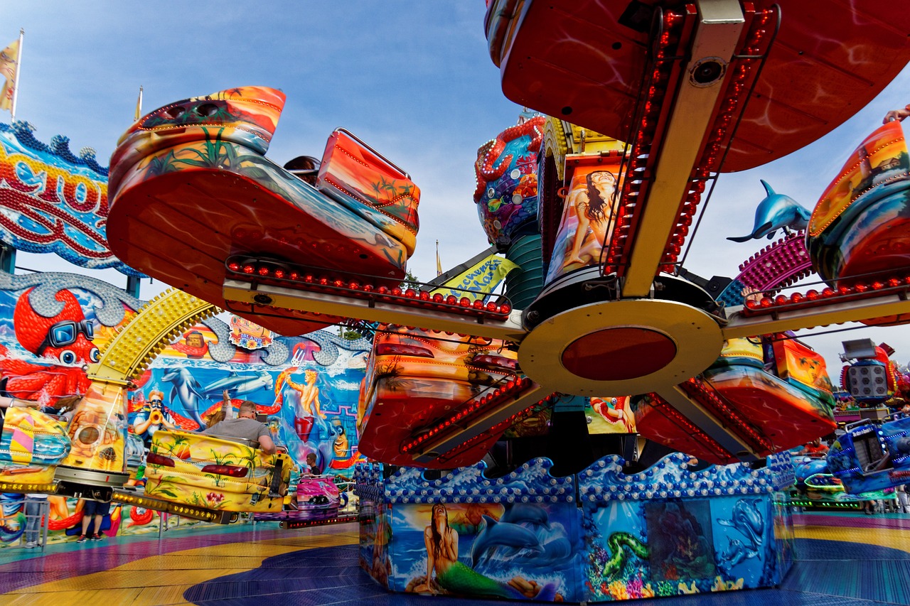 fair, folk festival, rides